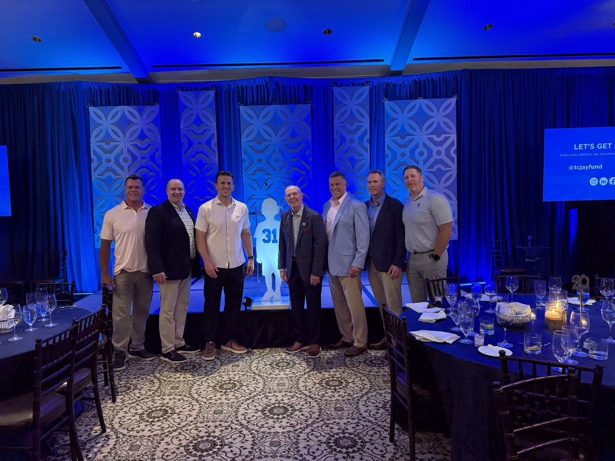 Chris Snee (@chrissnee76) on Twitter photo Another strong showing of support from BC football for the <a href="/tcjayfund/">Tom Coughlin Jay Fund</a> ! #bethere Another strong showing of support from BC football for the <a href="/tcjayfund/">Tom Coughlin Jay Fund</a> ! #bethere