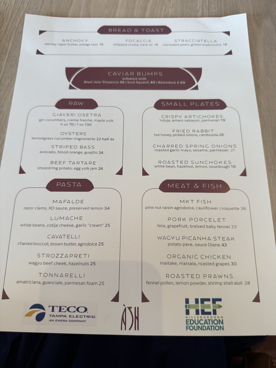 MsEvansWB's tweet photo. Thank you to Hillsborough Education Foundation, Teco, and Ash Tampa for a wonderful dinner❣️ What a surprise.. our server  was a formal student of mine. He recognized me  after 20 + years 🥰
That’s why I do what I do ❤️ @WoodbridgeElem @KiBiLe0704 @VMorseHCPS @VanAyresHCPS https://t.co/5663Y3YibX