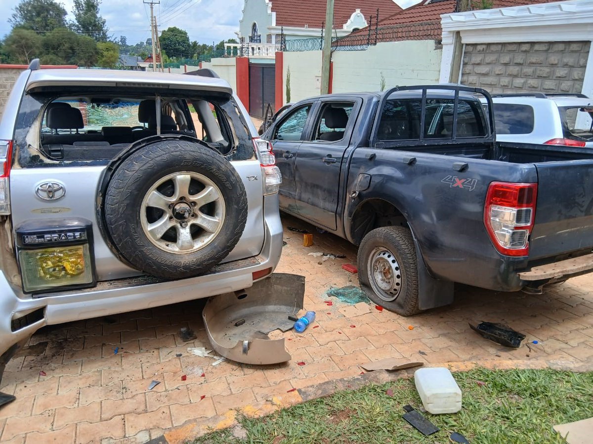 DCI_Kenya's tweet photo. OBSTRUCTION OF EACC OFFICERS

The Directorate of Criminal Investigations has initiated a thorough investigation into a violent incident that occurred earlier today, during which Ethics and Anti-Corruption Commission (EACC) officers were unlawfully obstructed while carrying out their official duties in Trans Nzoia County.

The EACC officers were acting on duly obtained search warrants to investigate allegations of irregular procurement and fictitious payments amounting to KSh 1.4 billion by the Trans Nzoia County Government that occurred during the financial years 2022/2023 and 2024/2025. The searches targeted the residence and office of Governor George Natembeya, along with four other individuals implicated in the case.

The search at Governor Natembeya’s residence was conducted in the presence of family members, the county attorney, and legal representatives. However, the operation was disrupted when a hostile group of individuals forcibly entered the premises. Overpowering the security personnel assigned to safeguard the operation, the group unleashed chaos, maliciously damaging five EACC vehicles and stealing seized items and other valuables from the vehicles.

The attack is a blatant attempt to undermine the rule of law and obstruct justice. The DCI has launched investigations to identify and bring to book the perpetrators behind this attack.