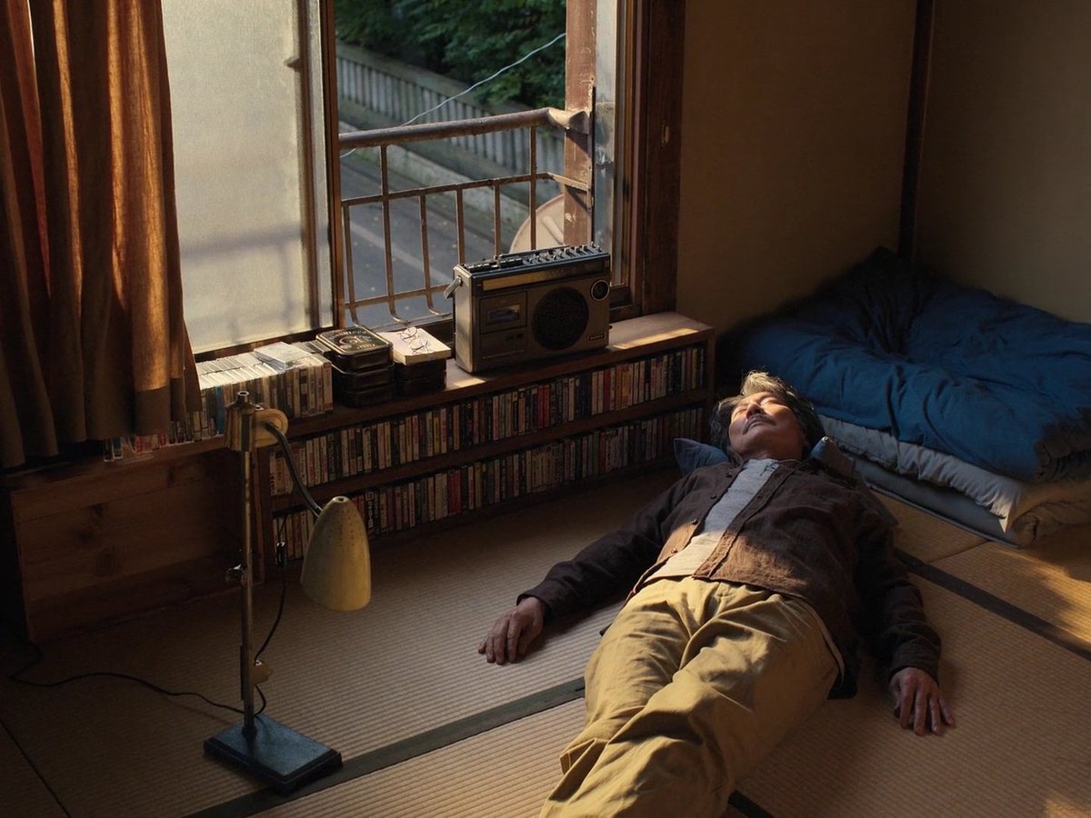 TheCinesthetic's tweet image. perfect days (2023) dir. wim wenders