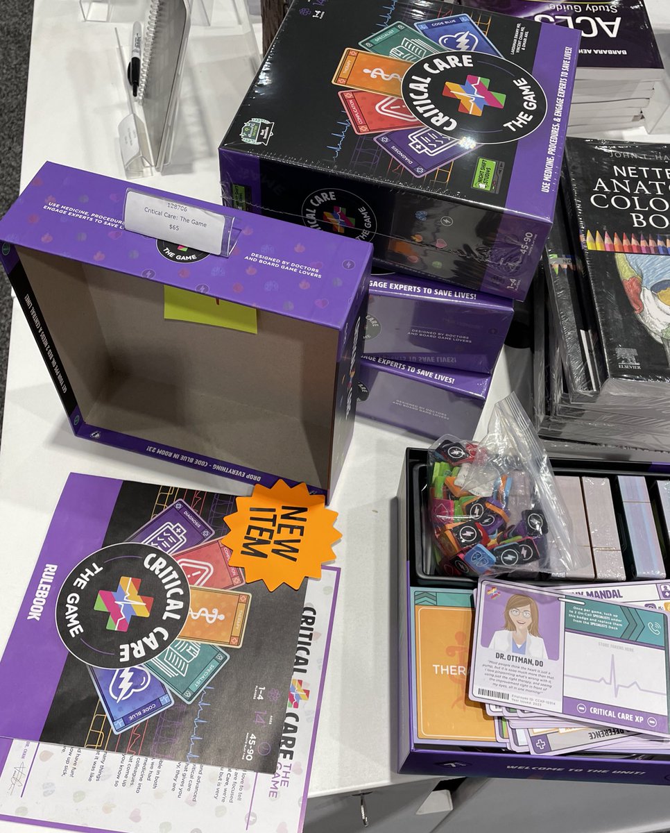 Tavinnëa (@tavinnea) on Twitter photo Look what I found in the shop at my nursing conference! Talk about worlds colliding! 🤣<a href="/CritCareGame/">Critical Care: The Game</a> GG to <a href="/laxswamy/">Lakshman Swamy (laxswamy@bsky.social)</a> and Company, nice to see you at <a href="/AACNme/">American Association of Critical-Care Nurses</a> New Orleans! Look what I found in the shop at my nursing conference! Talk about worlds colliding! 🤣<a href="/CritCareGame/">Critical Care: The Game</a> GG to <a href="/laxswamy/">Lakshman Swamy (laxswamy@bsky.social)</a> and Company, nice to see you at <a href="/AACNme/">American Association of Critical-Care Nurses</a> New Orleans!