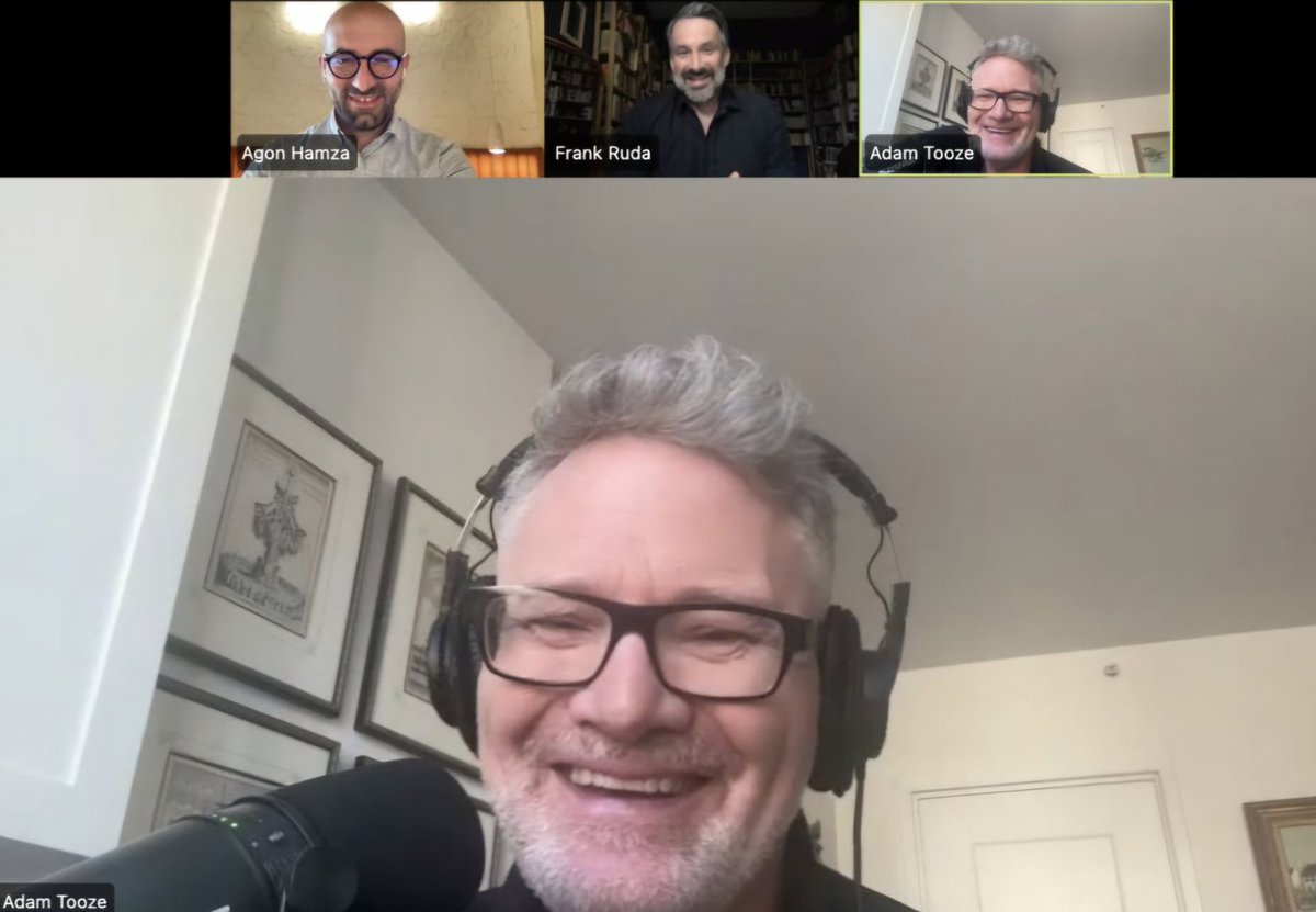 Agon Hamza (@agonhamza) on Twitter photo We've just finished recording our extremely interesting conversation with <a href="/adam_tooze/">Adam Tooze</a> . It will be available on our channels very soon.
Please consider subscribing to our YouTube channel:
youtube.com/@crisisandcrit… We've just finished recording our extremely interesting conversation with <a href="/adam_tooze/">Adam Tooze</a> . It will be available on our channels very soon.
Please consider subscribing to our YouTube channel:
youtube.com/@crisisandcrit…