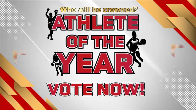 🏆 Voting NOW OPEN for Athlete of the Year! 🏆
Show support by voting for your favorite male and female athlete—once a day, now through June 1. The winners YOU choose will be featured, along with all Athletes of the Week, in a special edition publishing in late June. Good luck!