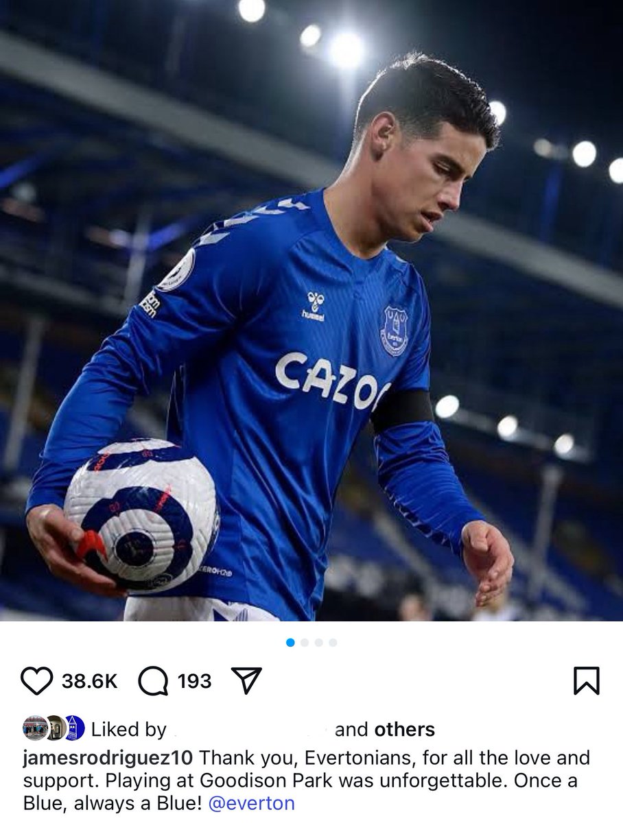 James Rodriguez via IG 📸💙