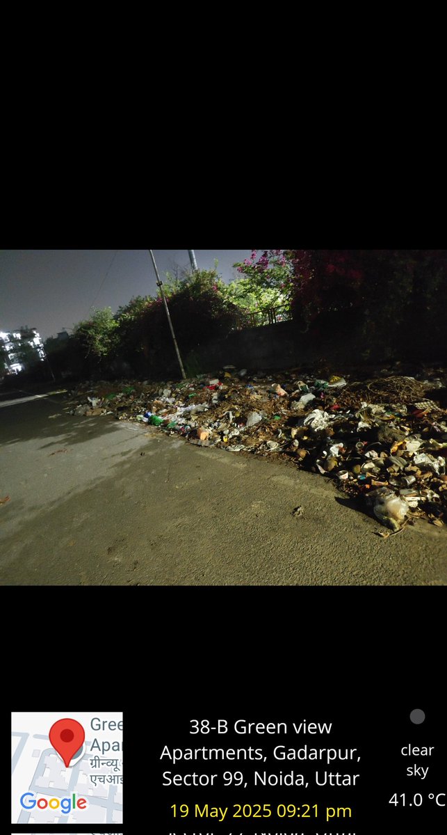 ASHOKJ82's tweet photo. Noida Authority has created a new garbage dumping ground right in front of Sector 99 HIG/MIG flats. Residents are facing serious health and hygiene issues. Is this how smart cities are built? @noida_authority @CMOfficeUP @myogioffice @MoHFW_INDIA @CeoNoida https://t.co/UqU26SnqJw