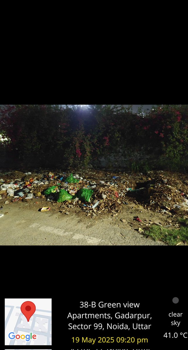 ASHOKJ82's tweet photo. Noida Authority has created a new garbage dumping ground right in front of Sector 99 HIG/MIG flats. Residents are facing serious health and hygiene issues. Is this how smart cities are built? @noida_authority @CMOfficeUP @myogioffice @MoHFW_INDIA @CeoNoida https://t.co/UqU26SnqJw