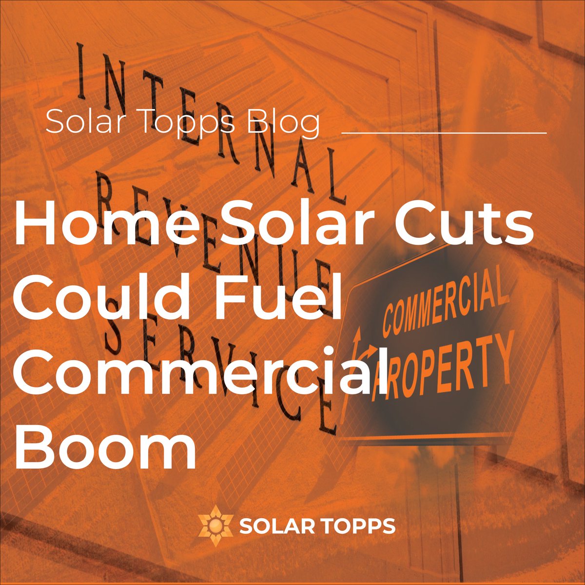 solartopps's tweet image. Congress is eyeing cuts to the 30% commercial solar tax credit.
Call your reps: this credit saves businesses money and drives clean energy growth. Don’t let them shut it down.

#SolarToppsBlog #DefendSolar #CommercialSolar #SolarTaxCredit #CleanEnergyJobs #BusinessSavings