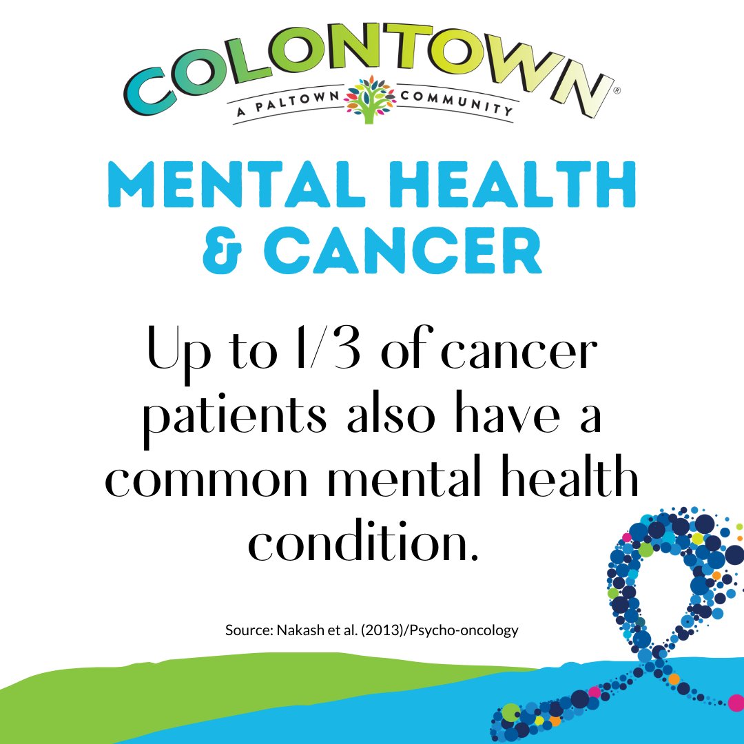 A cancer diagnosis can lead to emotional and mental health challenges for patients, survivors, and caregivers. If you are concerned about your mental health or that of a loved one, talk to your doctor or a social worker at your cancer center to find help. #MentalHealthMonth