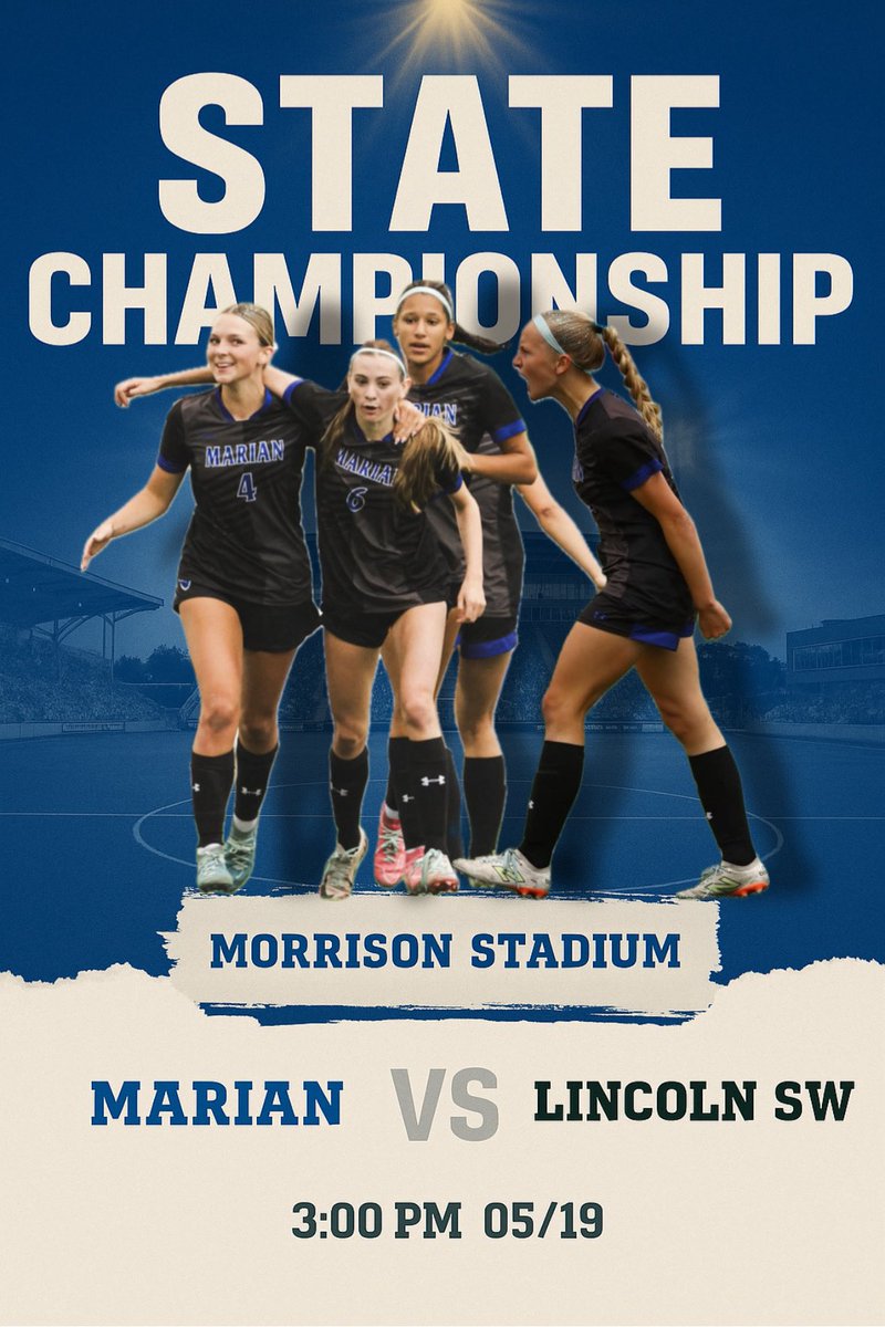 MarianHSSoccer's tweet photo. Last GAMEDAY! 
Let’s gooooo crusaders https://t.co/5AnUzsKOH0