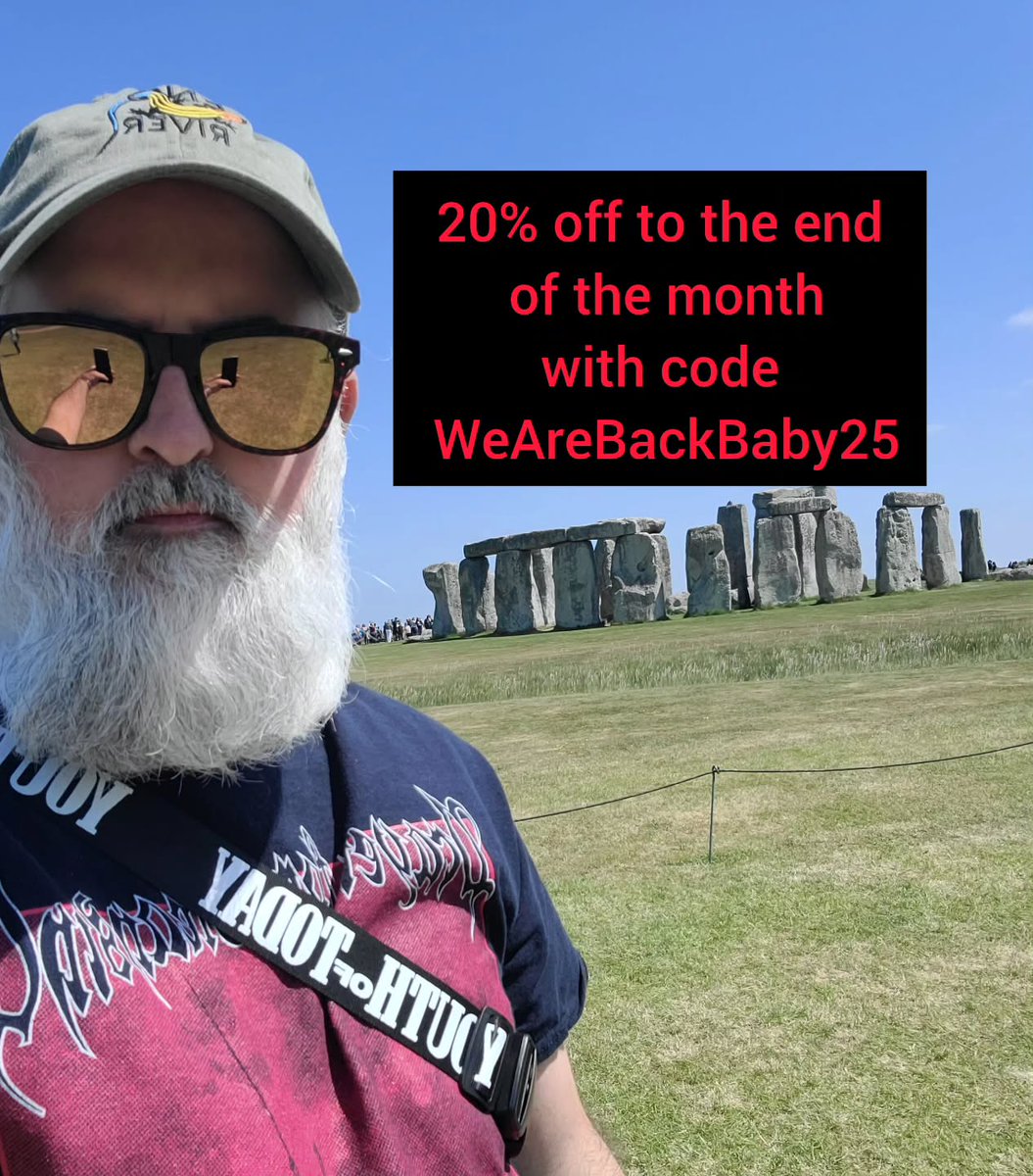 20% off all orders over $5 with code WeAreBackBaby25. Two uses per person til the end of the month. Orders ship quickly and can use it on the new Heaven's Gate! Tell your friends the code so they can use it on checkout.