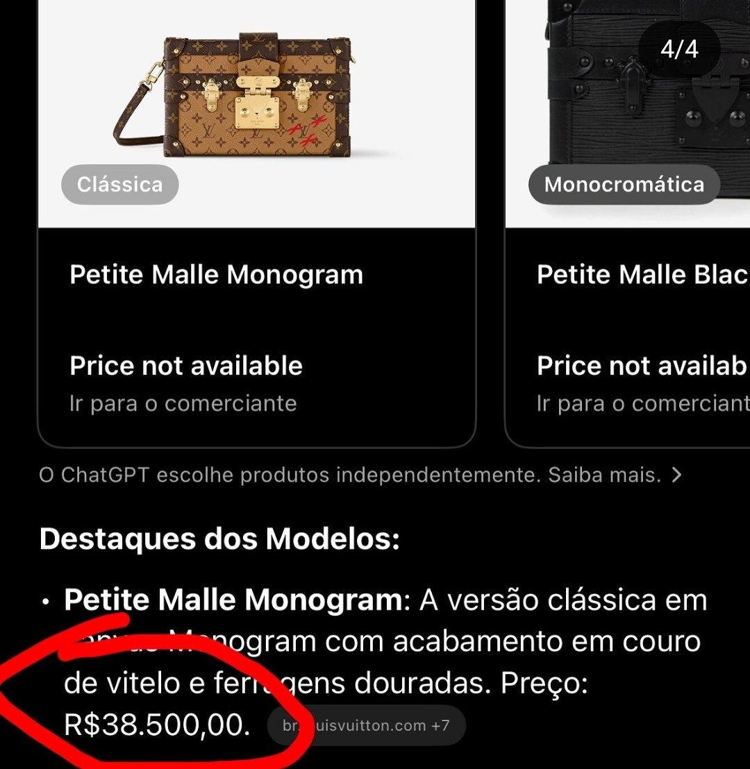 A Janja postou foto com bolsa da Louis Vuitton que custa R$ 38,5 mil reais. Ah não, é a nora do Bolsonaro, que está pedindo Pix para ajudá-los nos EUA.