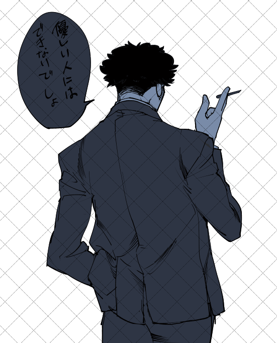 男たるもの、背中でもの言う日があってもいいと思ってる派 
