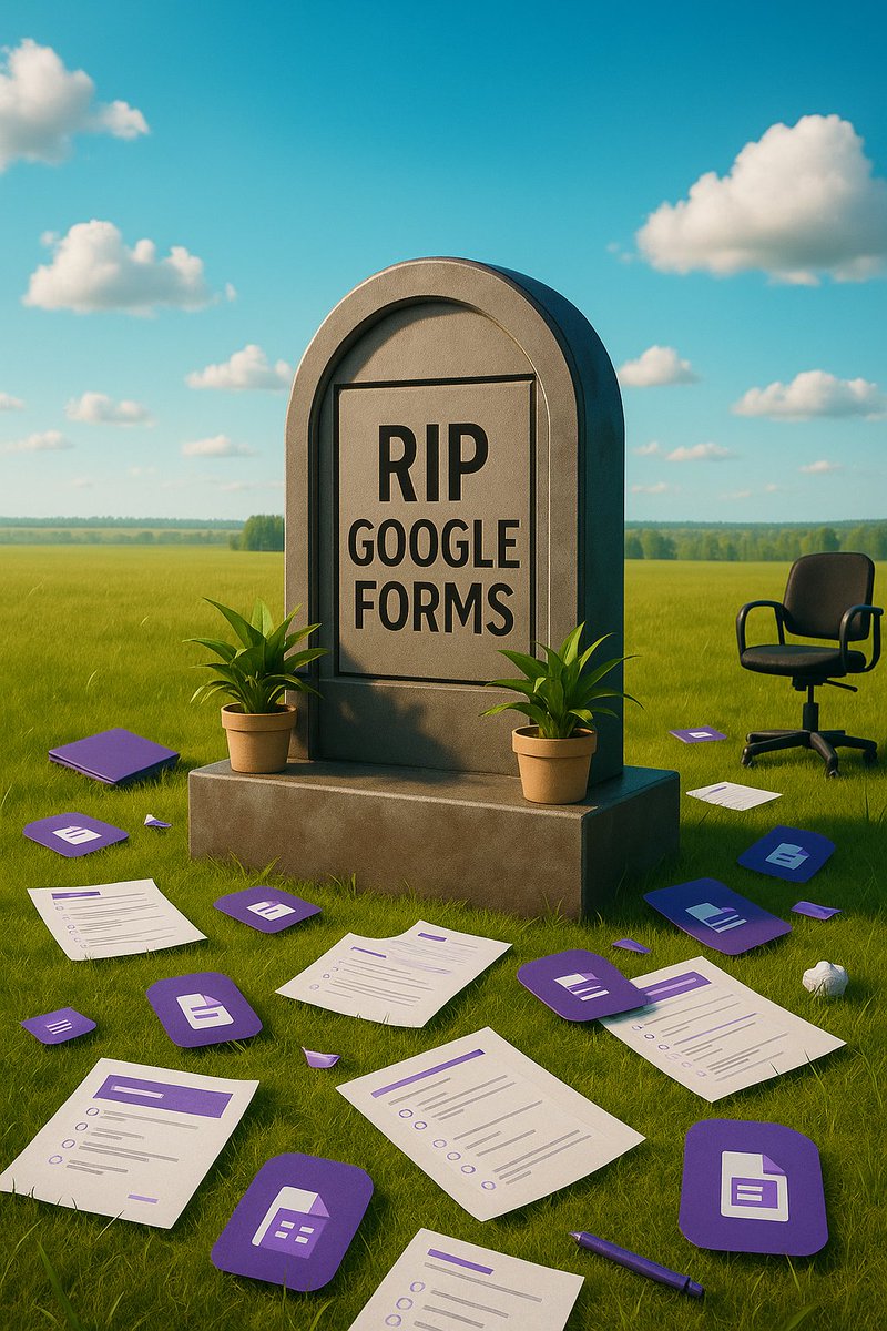 Ben_escrito's tweet photo. ¡Deja de usar Google Forms para tus formularios!

Es hora de pasar al siguiente nivel.

Aquí tienes una herramienta 10 veces más potente (y gratuita) para tus formularios 👇 https://t.co/ZeXIMltHs2
