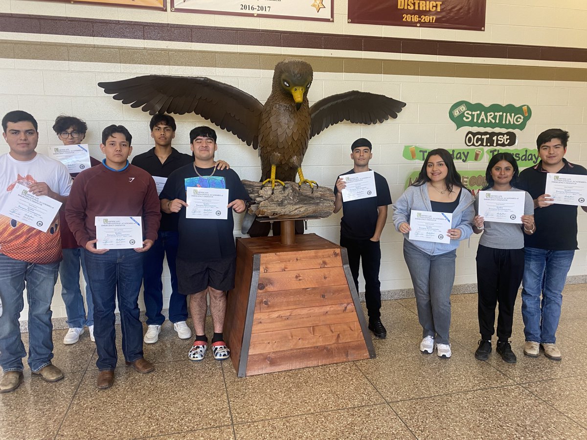 CTELFCISD's tweet image. This year 162 LFHS Criminal Justice students were able to get certified as emergency telecommunicators.