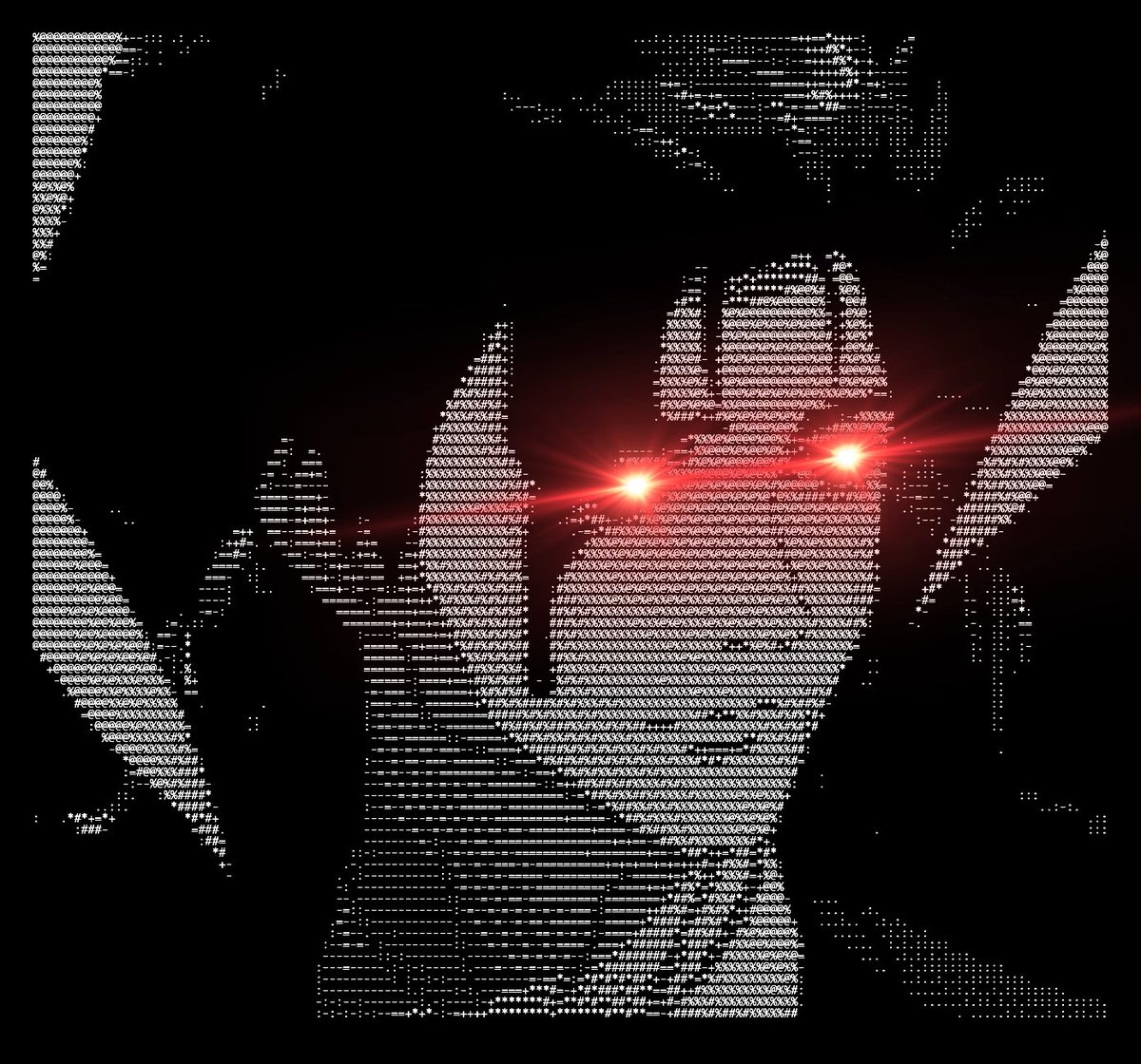 ASCII tweet media