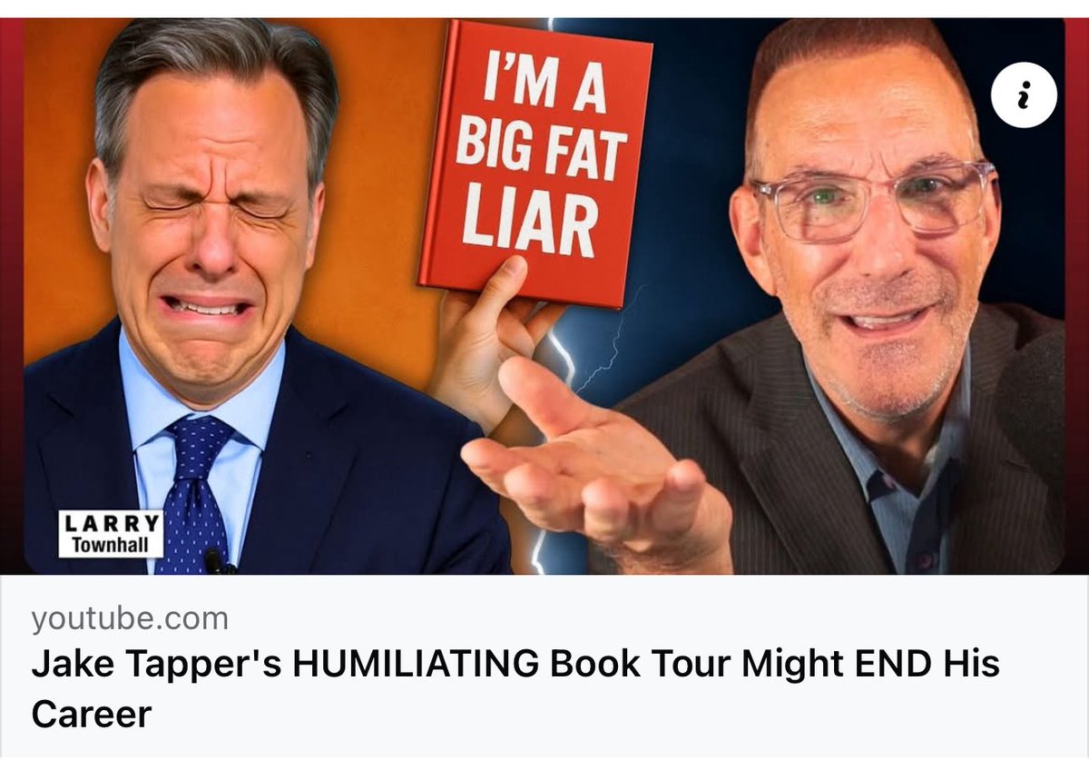 415holgate's tweet photo. Tomorrow Jake Tapper's book comes out, I hope you all will join me in boycotting it.
#BoycottJakeTapper https://t.co/Icfqu9Jiun