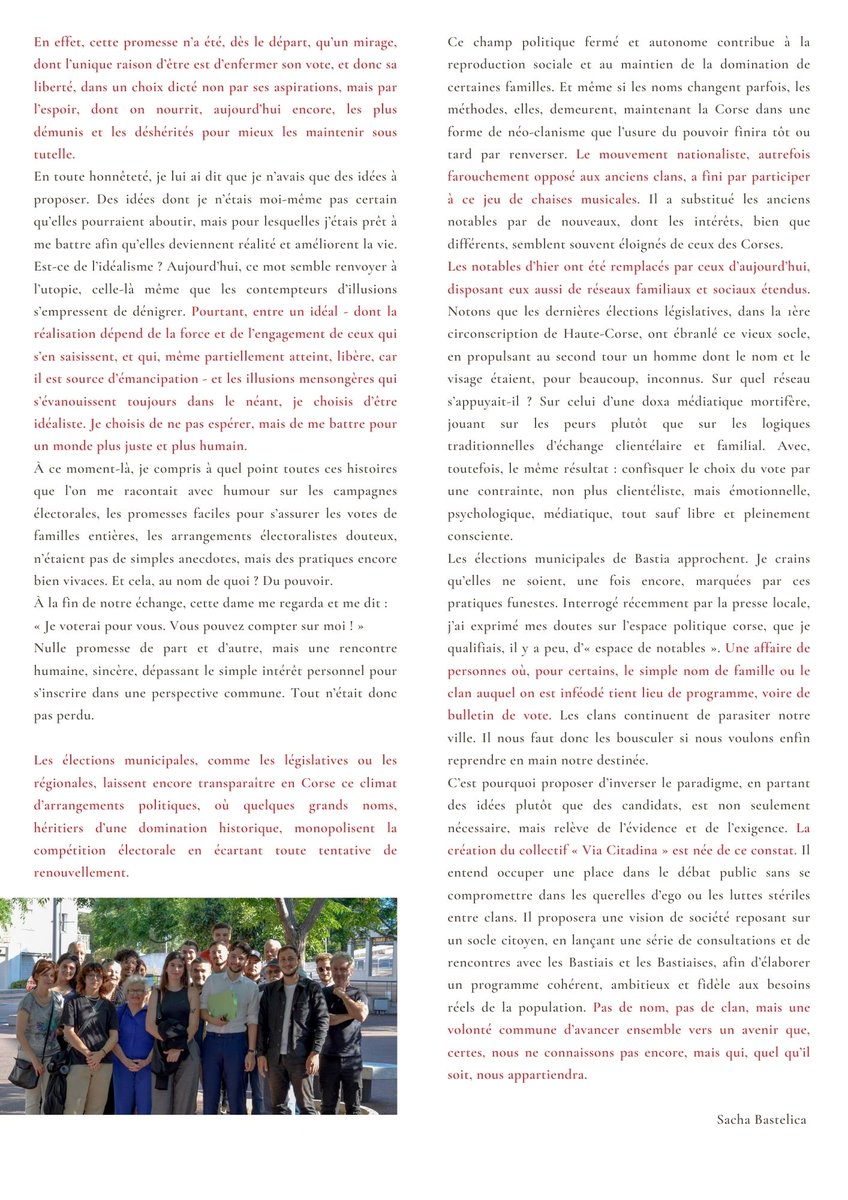 Ce que nous voulons.