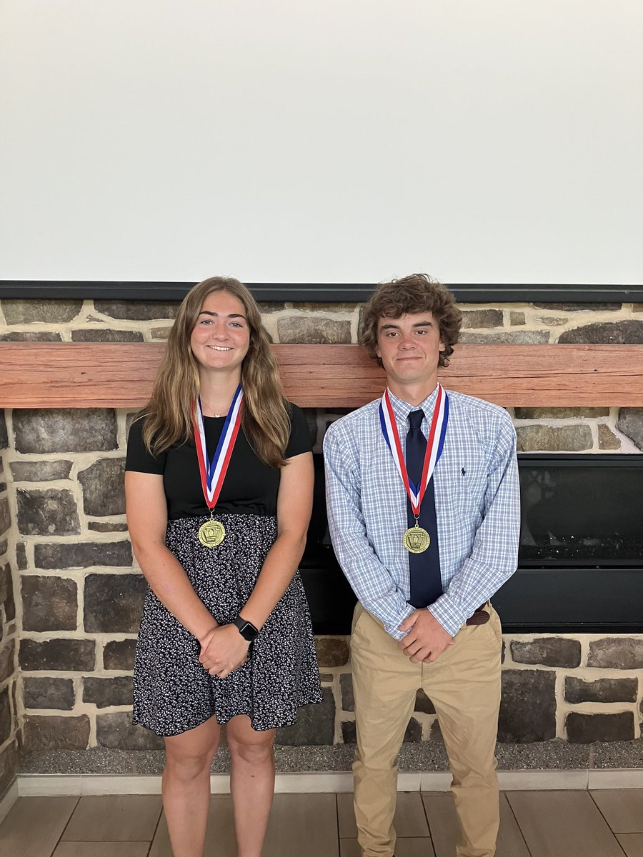Yesterday, we were able to honor two phenomenal student athletes, and an incredible alumni! Congratulations to Jodi Urich Lavenburg on her induction to the West Shore Chapter of the PA Sports Hall of Fame, and to our scholar athletes Mason Sanno and Autumn Albright!