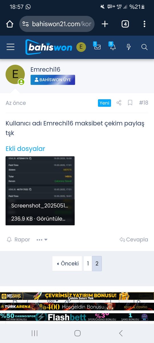 Kullanıcı adı Emrechi16 maksibet çekim paylaş tşk