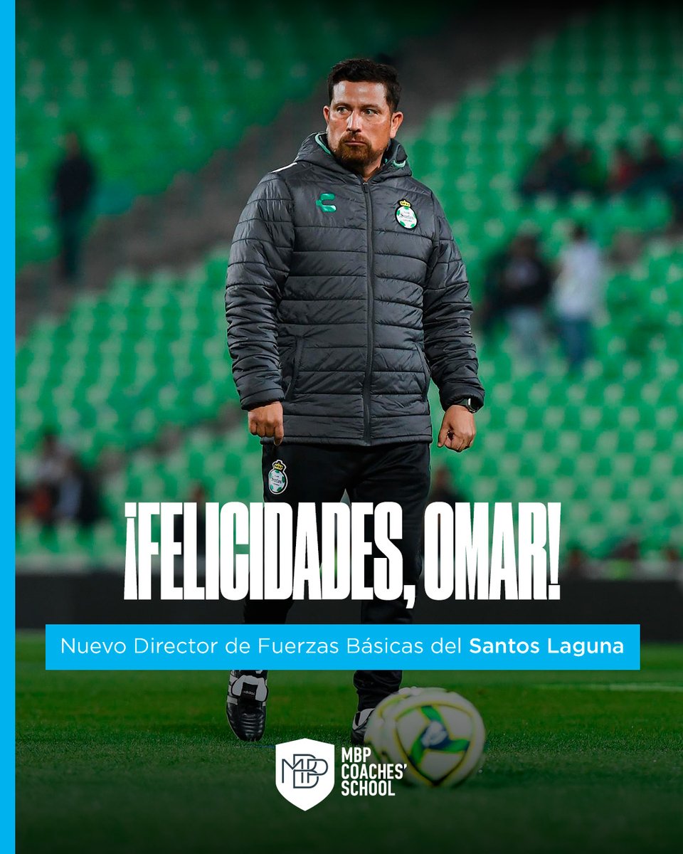 MBP Coaches' School (@mbpschool) on Twitter photo Omar Tapia es y siempre será parte de la familia MBP.
Hoy nos emociona verlo asumir como nuevo Director de Fuerzas Básicas del Club Santos Laguna... ⚽💚
¡Felicidades, Omar! Tu crecimiento es también inspiración para toda nuestra comunidad.
<a href="/omartapiaj/">Omar Tapia</a> Omar Tapia es y siempre será parte de la familia MBP.
Hoy nos emociona verlo asumir como nuevo Director de Fuerzas Básicas del Club Santos Laguna... ⚽💚
¡Felicidades, Omar! Tu crecimiento es también inspiración para toda nuestra comunidad.
<a href="/omartapiaj/">Omar Tapia</a>