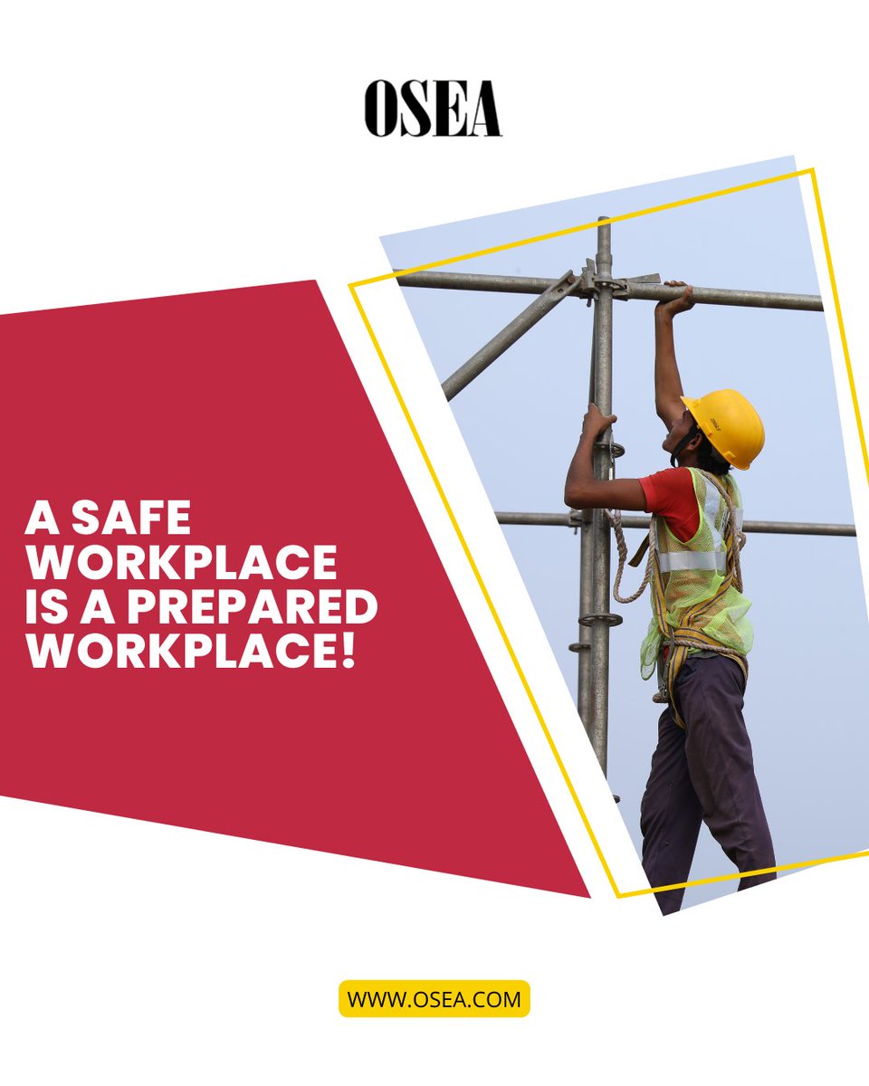OSEAinc's tweet photo. Having a well-equipped first aid kit and trained personnel is crucial for preventing and responding to workplace injuries. Ensuring your team knows where first aid supplies are and how to use them can make all the difference in emergencies.

Regular first aid and CPR training ... https://t.co/hyjwBJqtXw