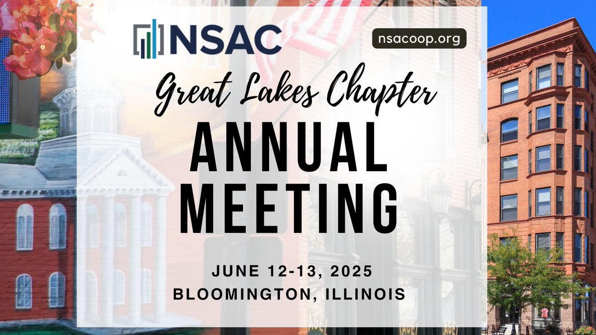 REGISTRATION OPEN FOR THE GREAT LAKES 2025 ANNUAL MEETING!  Geared for cooperative tax, accounting, and finance professionals, this event offers two days of insightful education, meaningful networking, and industry-focused discussions. 
buff.ly/hHmszG5