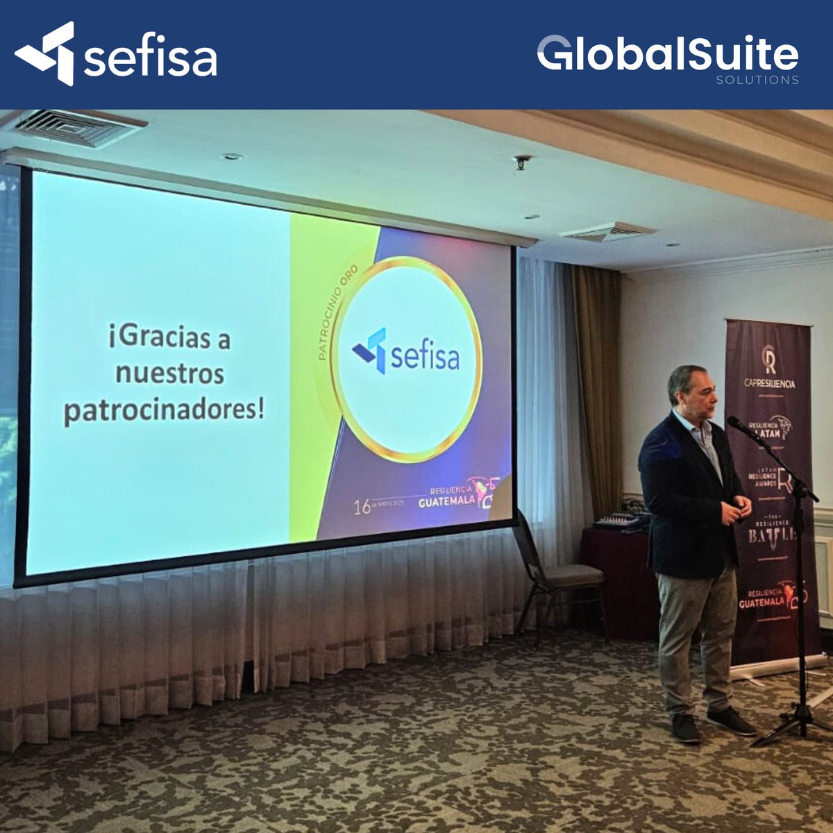 SefisaCA's tweet photo. ¡Resiliencia GT 2025!🚀Gracias por acompañarnos en este evento donde la ciberseguridad y el futuro digital fueron protagonistas.
🔹En SEFISA nos enorgullecepoder formar parte de #ResilienciaGT2025 junto a @global_suite 
¡Nos vemos en la próxima!
@resiliencialatam @capresiliencia https://t.co/NKwbtMlqDG