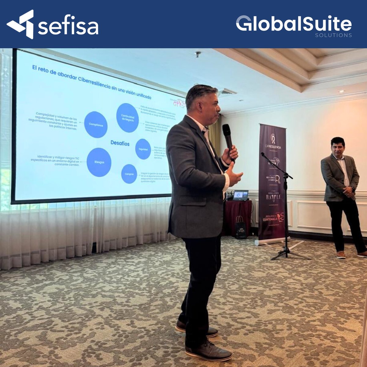 SefisaCA's tweet photo. ¡Resiliencia GT 2025!🚀Gracias por acompañarnos en este evento donde la ciberseguridad y el futuro digital fueron protagonistas.
🔹En SEFISA nos enorgullecepoder formar parte de #ResilienciaGT2025 junto a @global_suite 
¡Nos vemos en la próxima!
@resiliencialatam @capresiliencia https://t.co/NKwbtMlqDG