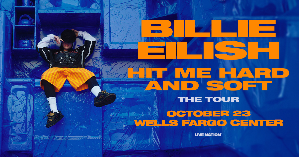 The NEW 96.5 (@new965philly) on Twitter photo JUST ANNOUNCED 🚨 <a href="/billieeilish/">billie eilish</a> is bringing #HITMEHARDANDSOFT The Tour BACK to <a href="/WellsFargoCtr/">Wells Fargo Center</a> on October 23! 🧡
Win tickets with <a href="/BennettOnAir/">Michael Bennett</a> at 8AM all this week on The NEW 96.5! 🎫 Tag ya friends to let 'em know 👇 #BillieEilish
📲 audacy.com/new965philly/c… JUST ANNOUNCED 🚨 <a href="/billieeilish/">billie eilish</a> is bringing #HITMEHARDANDSOFT The Tour BACK to <a href="/WellsFargoCtr/">Wells Fargo Center</a> on October 23! 🧡
Win tickets with <a href="/BennettOnAir/">Michael Bennett</a> at 8AM all this week on The NEW 96.5! 🎫 Tag ya friends to let 'em know 👇 #BillieEilish
📲 audacy.com/new965philly/c…