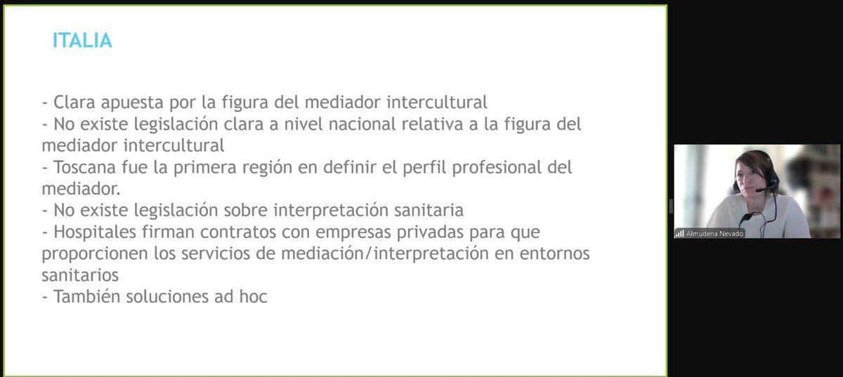 La #sezioneAITI Liguria è in diretta con il corso online “Voces que cuidan: la interpretación sanitaria en España”. Ana Isabel Foulquié Rubio e Almudena Nevado stanno analizzando le caratteristiche dell’interpretazione per i servizi pubblici in Spagna.
#formazioneAITI #AITIforma