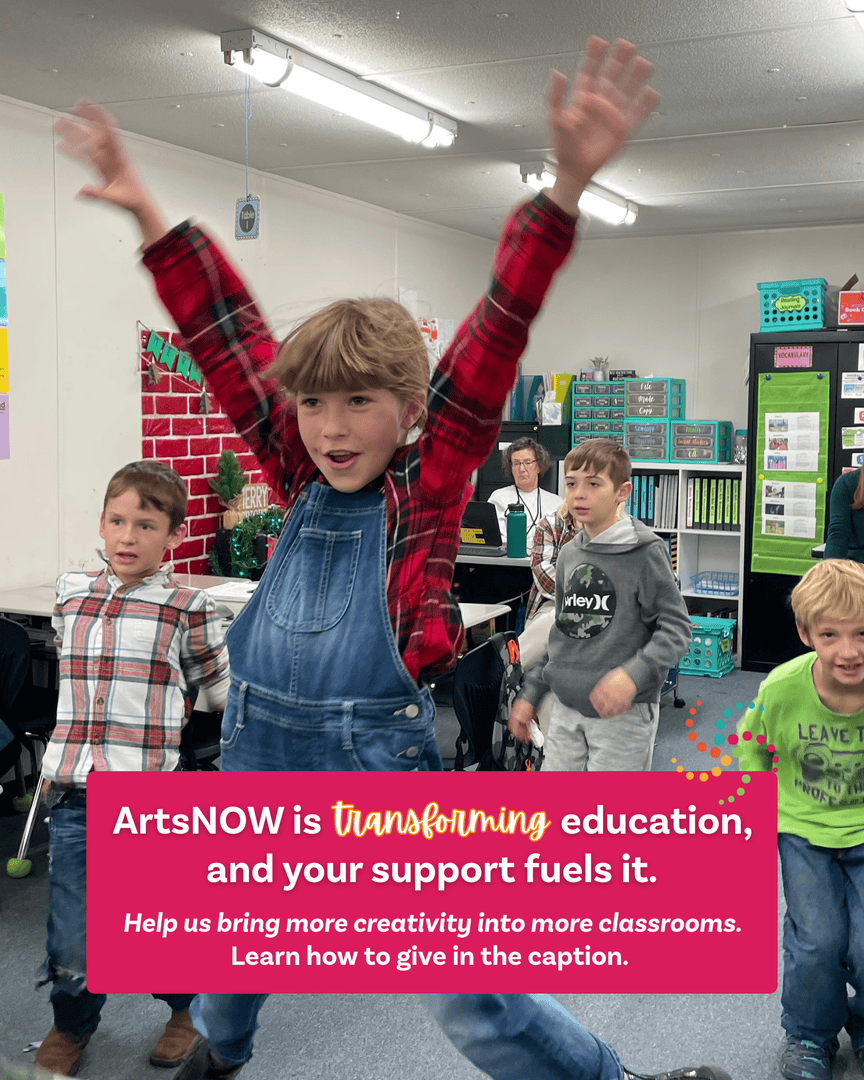 ArtsNOW1's tweet photo. It’s #ArtsinEducationWeek! ✨🎭
Arts integration boosts engagement, builds teacher confidence & transforms school culture. And it works. 🌟
88¢ of every $1 goes directly to serve students & schools. Support the arts → https://t.co/6uCUb8sVai
#ArtsNOW #SupportTheArts #CreativeLearning