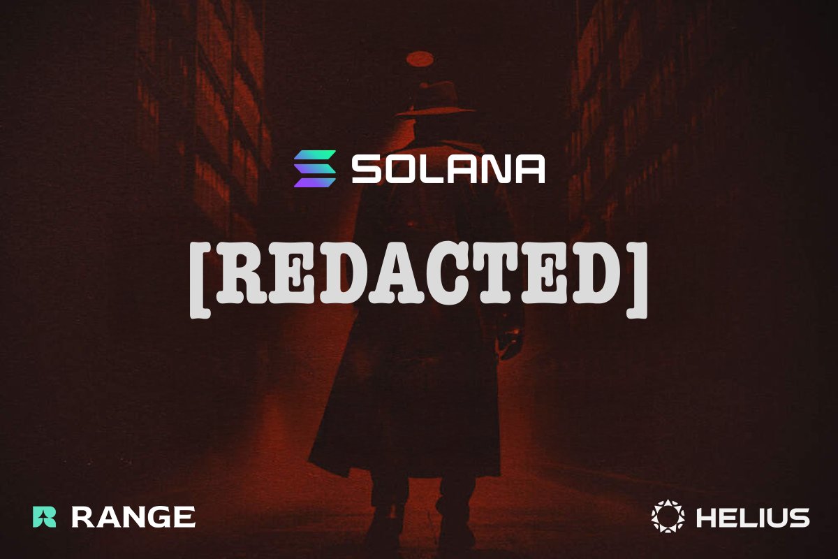 range_org's tweet photo. 1/ We're excited to announce the winners of our $15K bounty in the [REDACTED] Hackathon.

Our bounty was a red-team exercise, designed to track down all the venues and paths bad actors could use to launder money on @solana

Winners below 👇 https://t.co/f1U2pquZIx