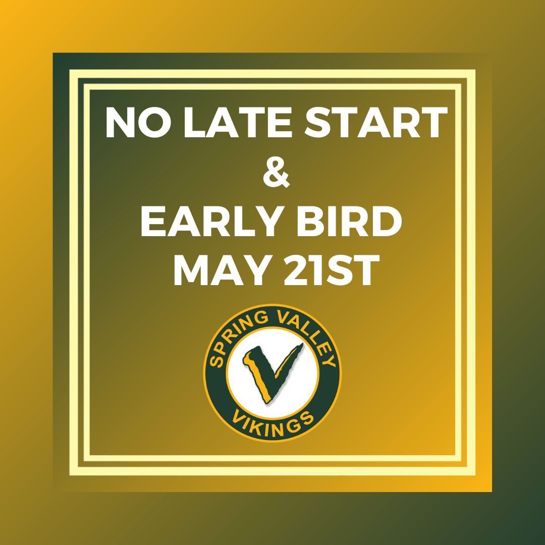 Dear Students and Parents,

Please note that on May 21st, all classes will start at 8:50 AM, with no late start or early bird sessions. Adjust your routines to ensure students arrive on time.