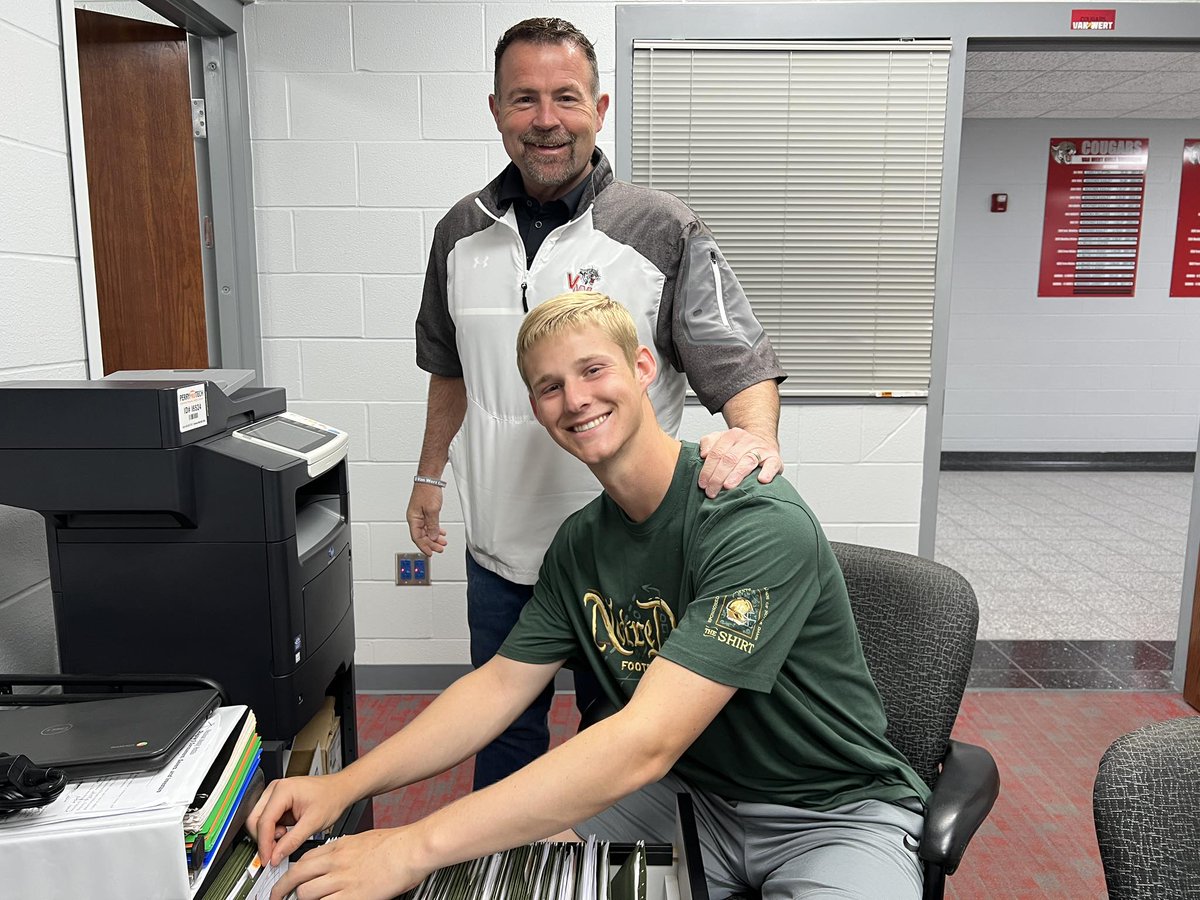 VWCougarAD (@vwcougarad) on Twitter photo A huge thank you to Keaton Foster for 2 great years in the athletic dept! From paperwork to keeping Mr. Temple in line (😉), he did it all with a smile!
He's off to <a href="/UToledo/">The University of Toledo</a> this fall for Finance & PoliSci with law school in his sights. Best of luck, Keaton! 🐾🚀 #VWCougarPride A huge thank you to Keaton Foster for 2 great years in the athletic dept! From paperwork to keeping Mr. Temple in line (😉), he did it all with a smile!
He's off to <a href="/UToledo/">The University of Toledo</a> this fall for Finance & PoliSci with law school in his sights. Best of luck, Keaton! 🐾🚀 #VWCougarPride