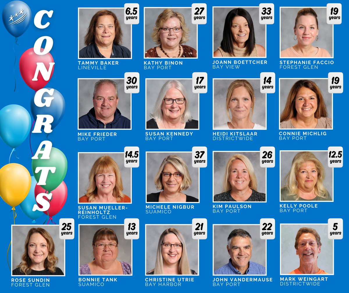 Howard-Suamico Schools (@hssd) on Twitter photo We are honored to celebrate our 2025 HSSD retirees! π Thank you for your dedication to HSSD and your combined 341.5 years of service. π Your next chapter is beginning, but your impact will be felt forever! β€οΈ @bayporths <a href="/SuamicoElem/">Ryan Welnetz</a> <a href="/hssdbv/">Bay View Middle School - Pirates!</a> <a href="/LinevilleHSSD/">Lineville School</a> <a href="/ForestGlenElem/">Angie Sorenson</a> We are honored to celebrate our 2025 HSSD retirees! π Thank you for your dedication to HSSD and your combined 341.5 years of service. π Your next chapter is beginning, but your impact will be felt forever! β€οΈ @bayporths <a href="/SuamicoElem/">Ryan Welnetz</a> <a href="/hssdbv/">Bay View Middle School - Pirates!</a> <a href="/LinevilleHSSD/">Lineville School</a> <a href="/ForestGlenElem/">Angie Sorenson</a>