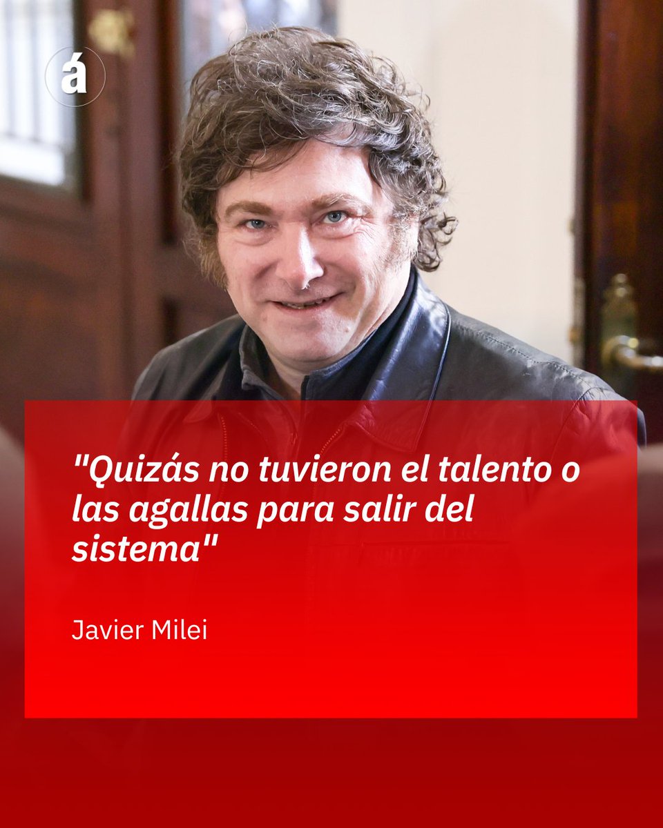 Ambitocom's tweet image. 🗣️ Milei elogió a los evasores fiscales y cuestionó a los contribuyentes | Más información: tinyurl.com/5pczdbx