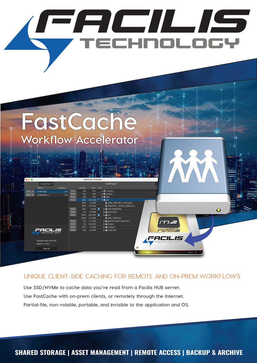 Client-side vs. Server-side Caching, What's Better for Your Workflow? Via <a href="/inbroadcast/">InBroadcast</a> europe.nxtbook.com/nxteu/lesommet… #SharedStorage #PostProduction #FacilisSharedStorage #Caching