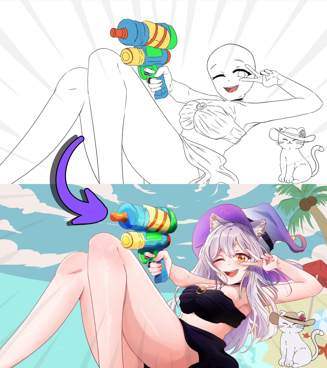 ZefannyaaChan's tweet image. Hallo-haaaa OMG!! THIS SUMMER ARE SO FREAKING HOT RIGHT?!! I'm Zefanya bring you special YCH Starting on $200 BUTT don't Worry I'll give you special price OFF 50% ONLY $100!!
Only (0/5) slot only for the special price!!
#YCH #opencomission