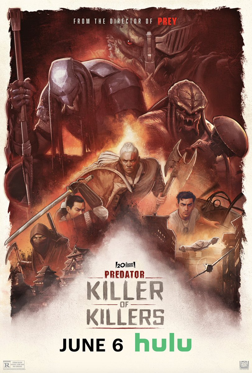 HollywoodHandle's tweet photo. New poster for ‘PREDATOR: KILLER OF KILLERS.’

Releasing on Hulu on June 6. https://t.co/m7gupMnV8V