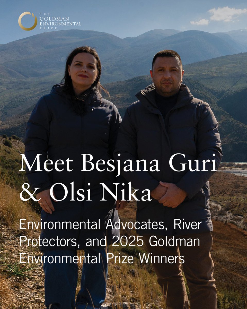 Protectors of the #Vjosa River! 💧💎💙 

Learn about Besjana and Olsi and their international campaign to establish Europe's first wild river national park in #Albania: bit.ly/4jIA6x8