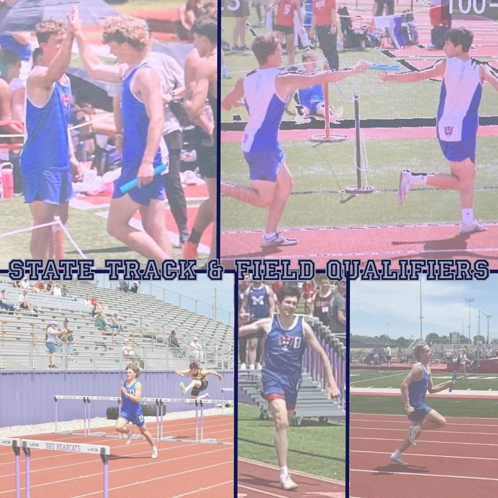 PrincipalRhhs's tweet photo. The Rich Hill Track team has qualified for State in 9 events!  Be on the lookout for more information regarding the state meet in Jefferson City.
Good luck to our Track &amp; Field Tigers!!! https://t.co/D9tBzKDHd2