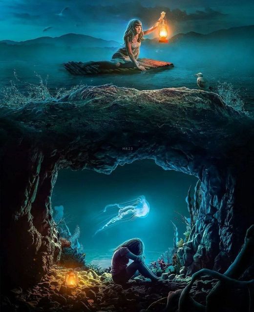 Per giorni e notti ti cercai,
per notti che furono sempre più nere,
mentre la mia zattera fluiva lenta sui ricordi andati.

(R. Messinese)