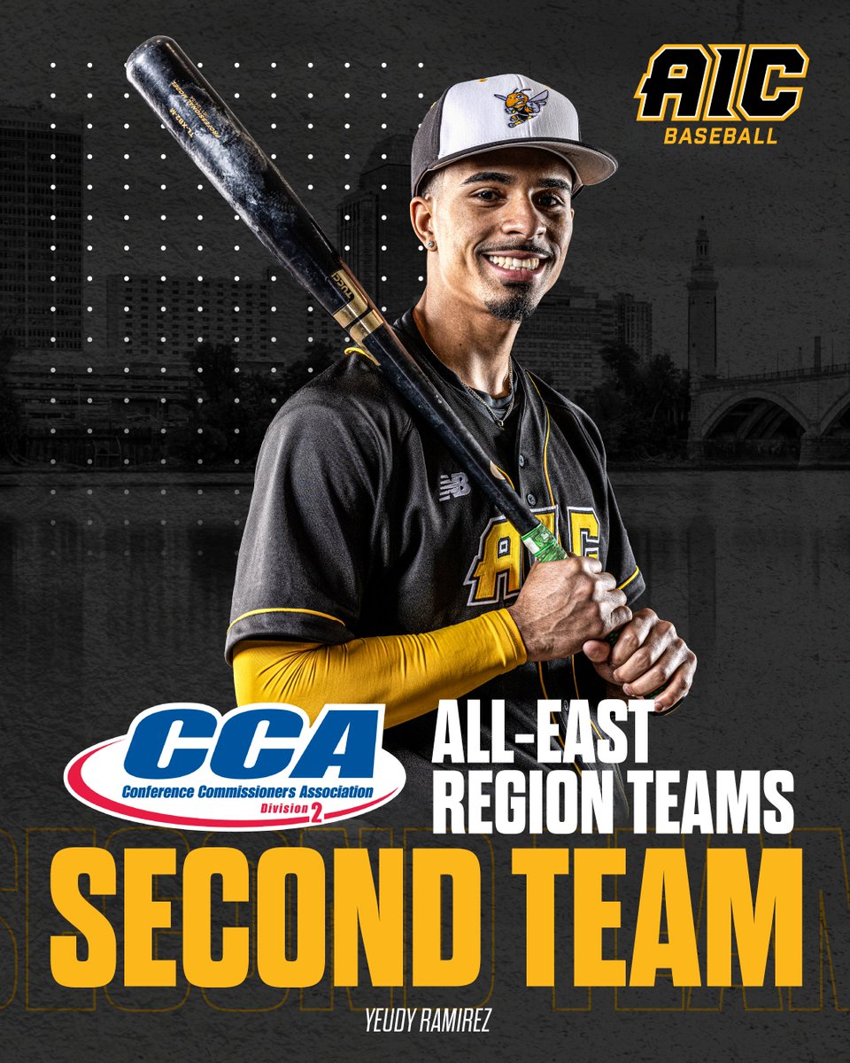 CCA ALL-REGION.

Congrats to Leandro Guevara for earning a spot on the All-East Region First Team, and to Yeudy Ramirez for earning a spot on the All-East Region Second Team!

#AICBaseball #AllRegion