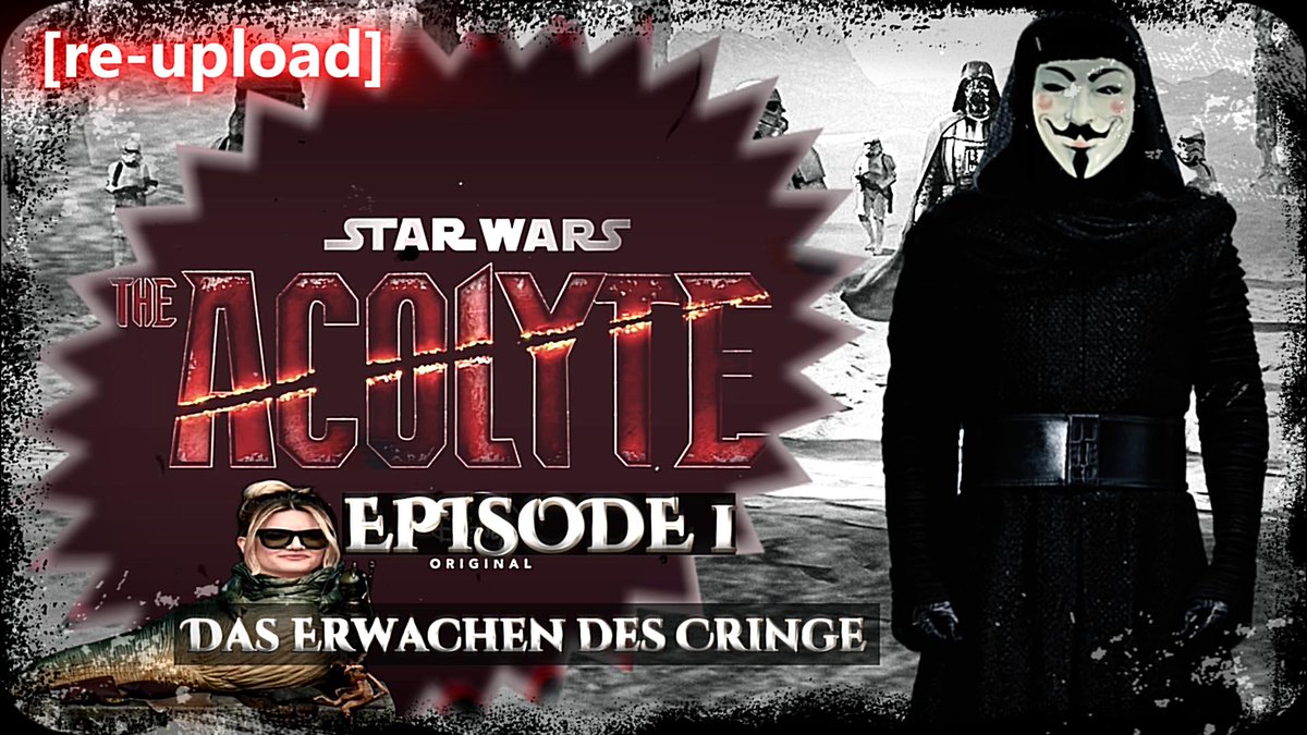 The Acolyte | Episode 1 | Das Erwachen des Cringe [re-upload] Ich persönlich finde, The Acolyte Reviews sind bisher mein bestes Werk, daher hoffe ich, dass sich der ein oder andere die kommenden re-uploads auf dem neuen Kanal nochmal anschaut 🤗
youtu.be/BZJY_dtUh-o