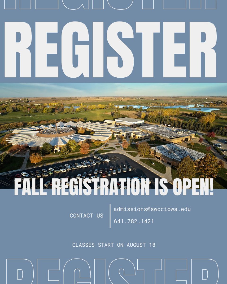 ✨ Don't wait, register for classes today! ✨ 

Spartans, don't forget to register for your fall classes before they fill up!