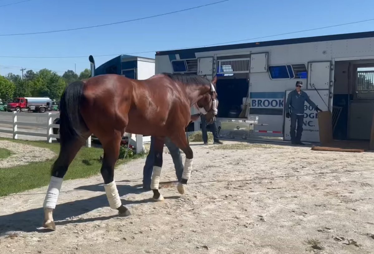 Scott Wykoff (@scottwykoffwbal) on Twitter photo .<a href="/PreaknessStakes/">Preakness Stakes</a> 150 winner #Journalism has boarded a #BrookLedgeHorseVans here at the Stakes Barn at <a href="/PimlicoRC/">Pimlico</a> with destination #Saratoga & next month’s <a href="/BelmontStakes/">Belmont Stakes</a> <a href="/TheNYRA/">NYRA (🗽)</a> Will Phipps & I will make sure his Black Eyed Susans blanket makes it too! Team Tullock pic at van! .<a href="/PreaknessStakes/">Preakness Stakes</a> 150 winner #Journalism has boarded a #BrookLedgeHorseVans here at the Stakes Barn at <a href="/PimlicoRC/">Pimlico</a> with destination #Saratoga & next month’s <a href="/BelmontStakes/">Belmont Stakes</a> <a href="/TheNYRA/">NYRA (🗽)</a> Will Phipps & I will make sure his Black Eyed Susans blanket makes it too! Team Tullock pic at van!