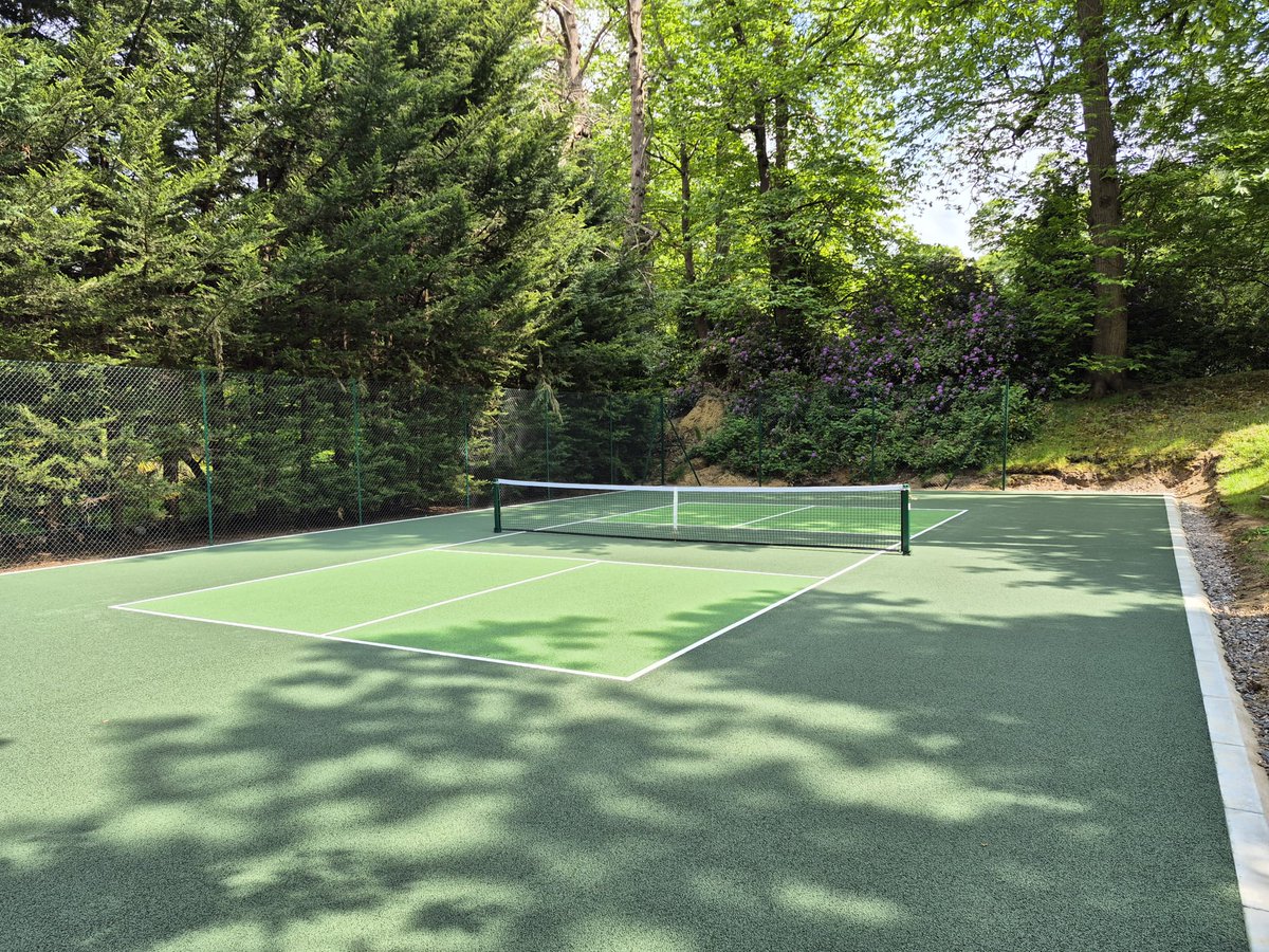 Sportssurfacing's tweet image. With pickleball taking off as another exciting racquet sport, we were pleased to recently build this private court for a client in Surrey.