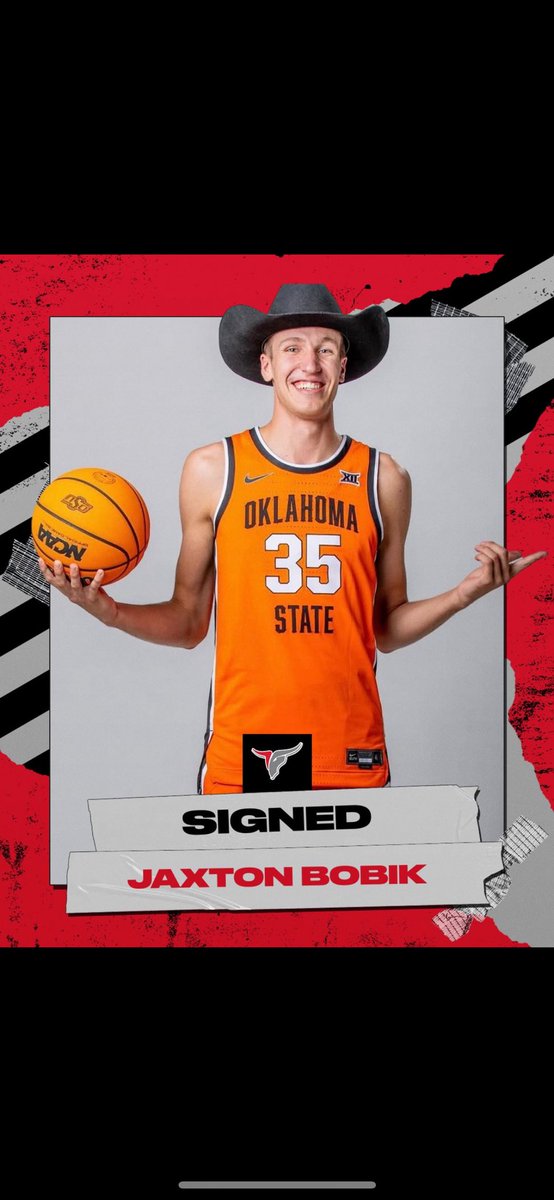 WELCOME TO THE FAMILY‼️🤘🏽

6’7 Forward - Jaxton Bobik
Oklahoma State Transfer
Queen Creek, AZ