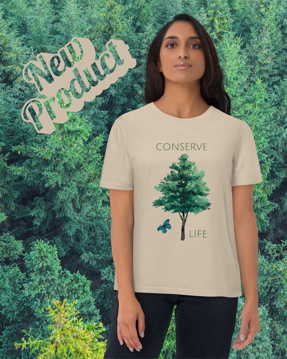 The "Friendly Forest" tee is made from ring-spun organic cotton, is machine washable and is made to order. Our TWFF logo appears on the back.

This item ships worldwide.

Sizes S - 3XL Available 

Order today to support The White Feather Foundation:

whitefeatherfoundation.com/life/twff-cons…

🌲