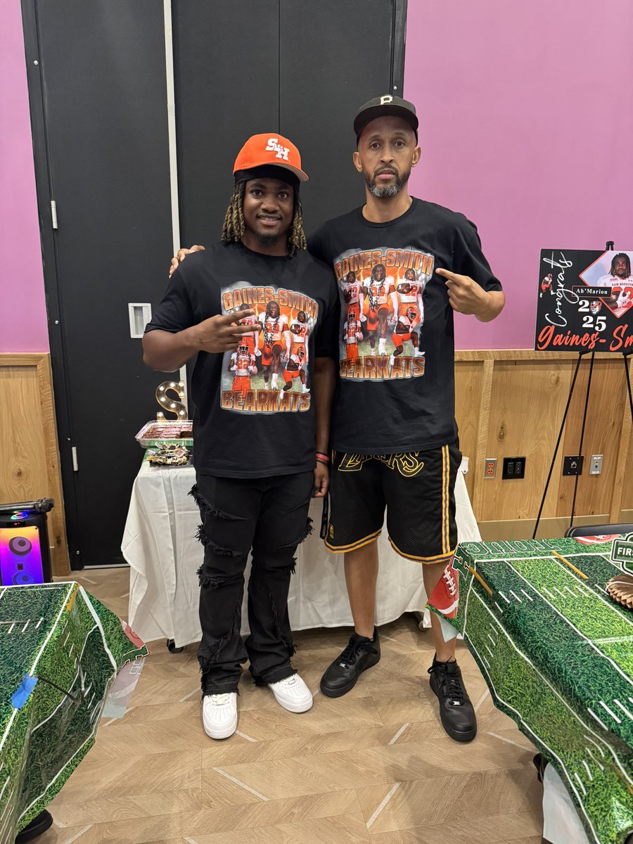 <a href="/AhmarionGaines1/">Ah’marion Gaines-Smith</a> handle business when you get to <a href="/BearkatsFB/">Sam Houston Football</a> do what you do enjoy the process proud of you
